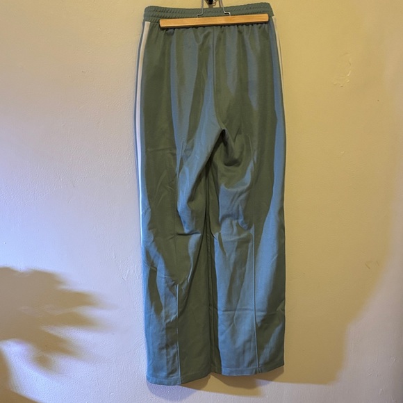 adidas Olive Track Pants with White Accents - Picture 5 of 6